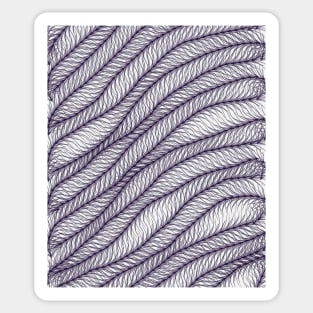 Feather pattern optical illusion Sticker